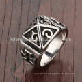 Anillo de plata de la manera, los últimos diseños del anillo, anillo grande